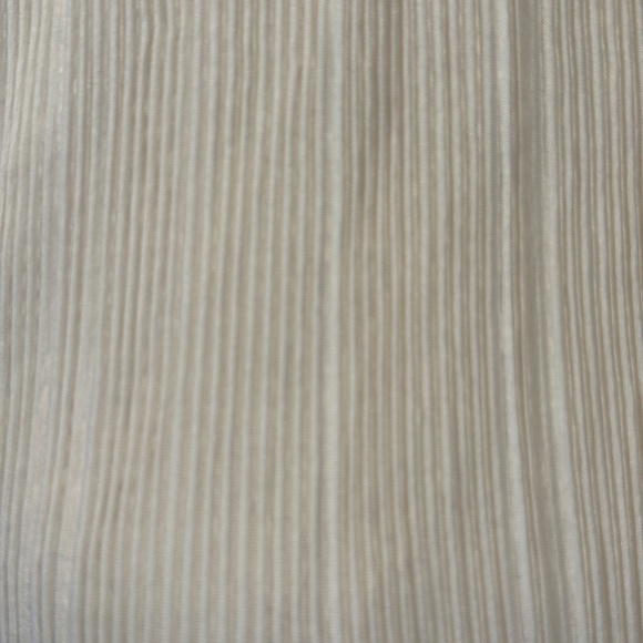 Abercrombie and Fitch Pleated Satin Plisse Long Sleeve Mini Dress - Picture 5 of 6